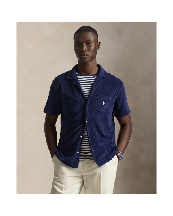 Polo Ralph Lauren Custom Slim Fit Terry Camp Shirt