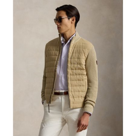 Polo Ralph Lauren Hybrid Linen Full-Zip Sweater