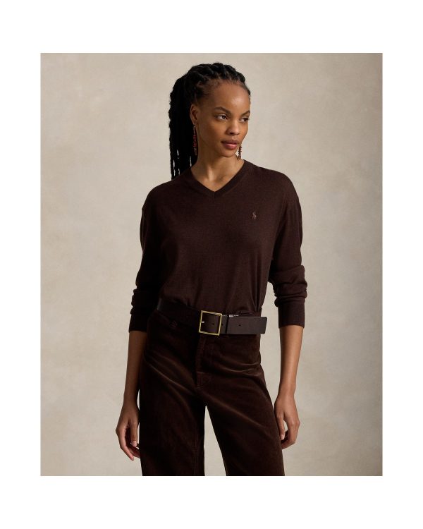 Ralph Lauren Wool V Neck Sweater