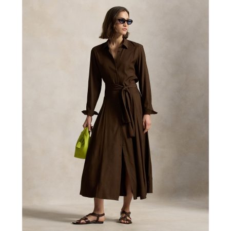 Ralph Lauren Self-Tie Twill Shirtdress