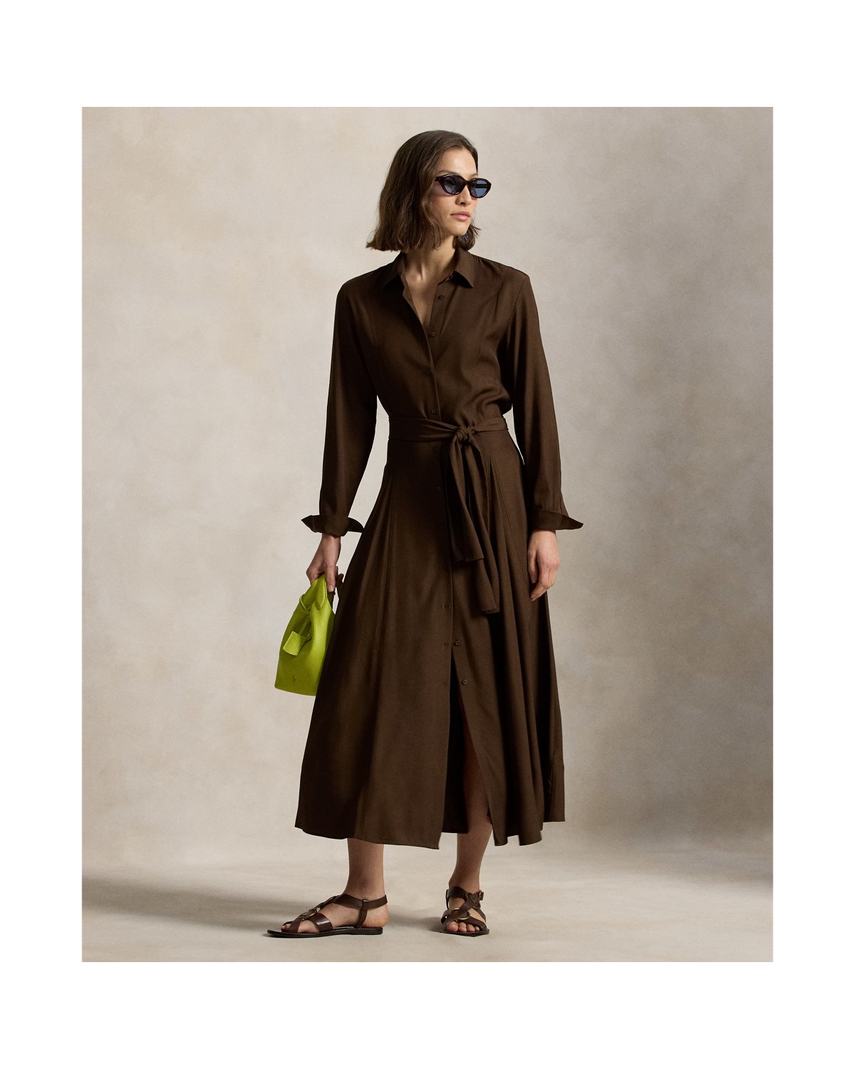 Ralph Lauren Self-Tie Twill Shirtdress