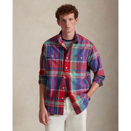 Polo Ralph Lauren Classic Fit Plaid Oxford Workshirt