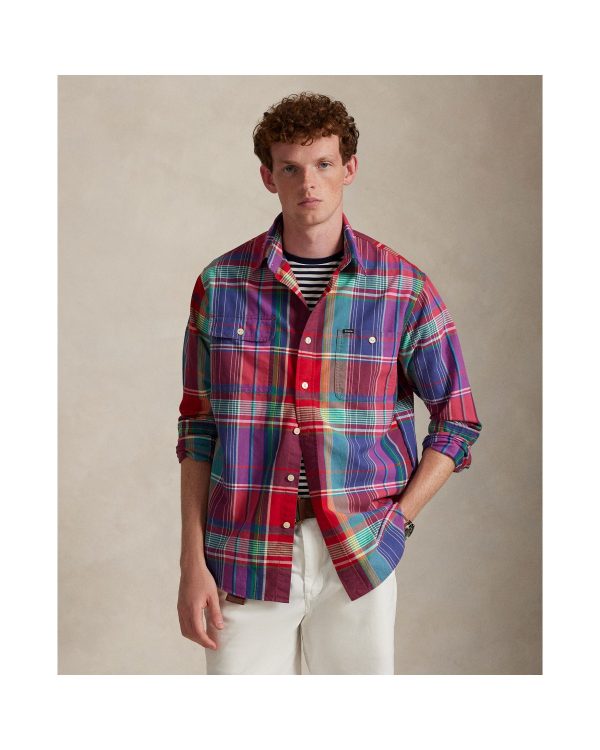 Polo Ralph Lauren Classic Fit Plaid Oxford Workshirt
