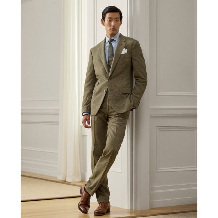 Polo Ralph Lauren Gregory Hand-Tailored Plaid Suit Trouser