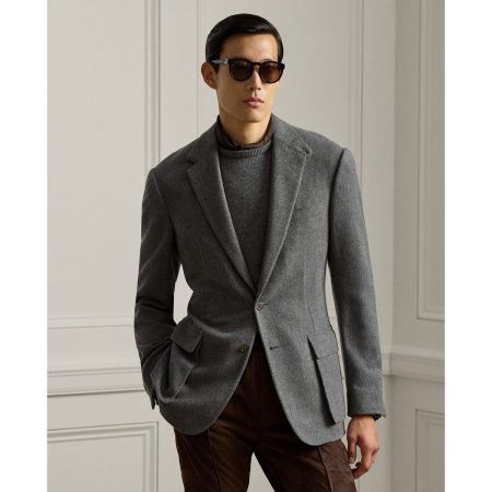 Polo Ralph Lauren Kent Handmade Herringbone Wool Jacket