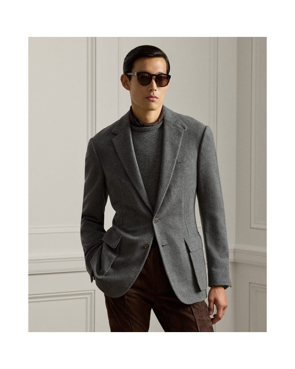 Polo Ralph Lauren Kent Handmade Herringbone Wool Jacket
