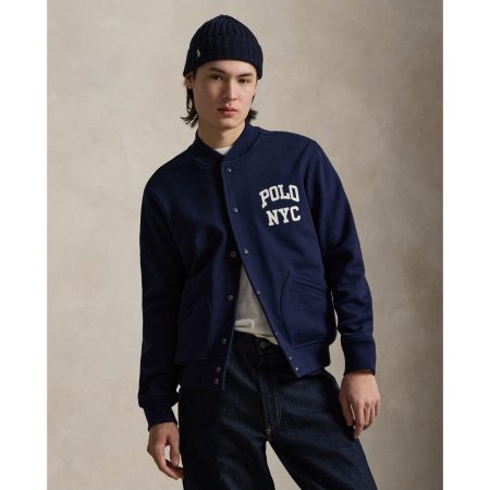 Polo Ralph Lauren Logo Fleece Baseball Jacket