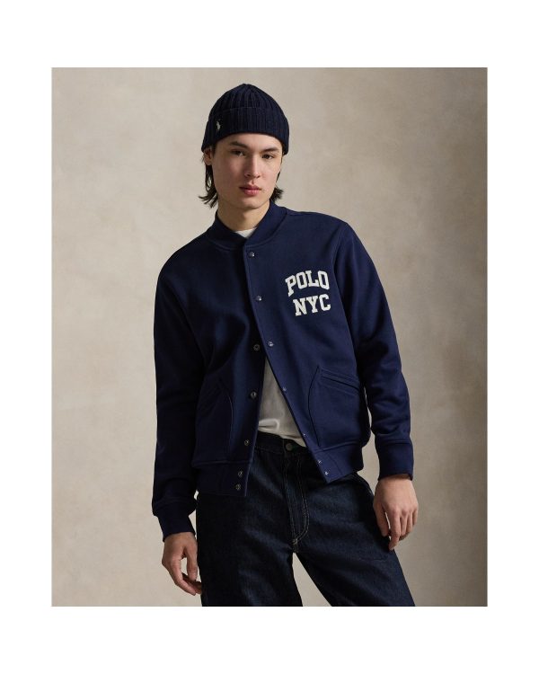 Polo Ralph Lauren Logo Fleece Baseball Jacket