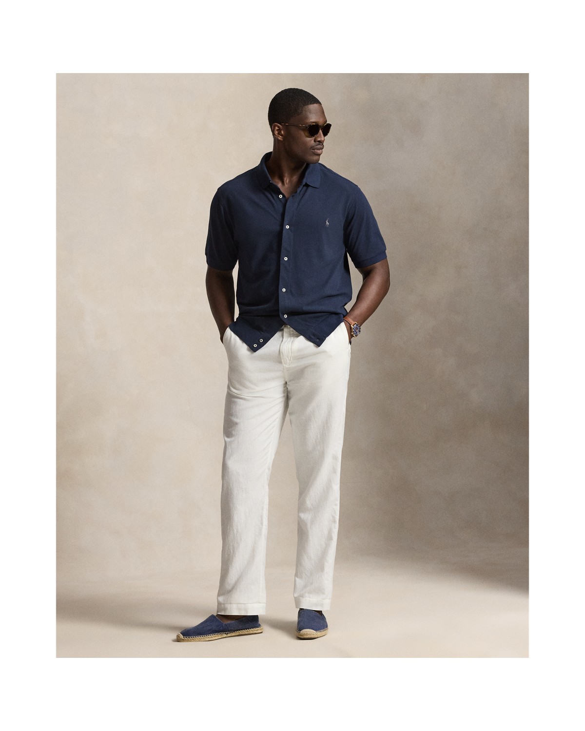 Polo Ralph Lauren Bedford Classic Fit Linen-Cotton Pant
