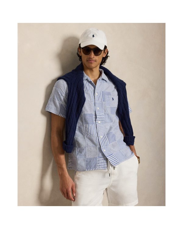 Polo Ralph Lauren Classic Fit Patchwork Seersucker Shirt
