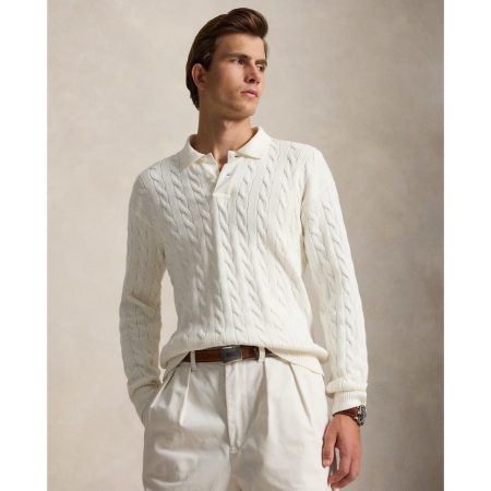 Polo Ralph Lauren Relaxed Fit Cable Knit Cotton Sweater