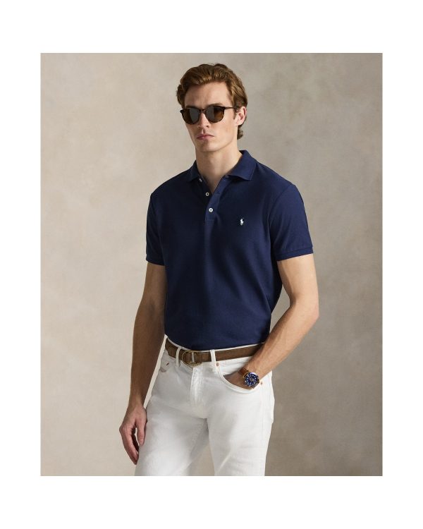 Polo Ralph Lauren Custom Slim Fit Honeycomb Mesh Polo