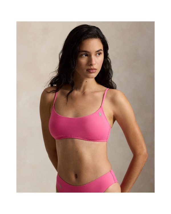 Ralph Lauren Embroidered Pony Bikini Top