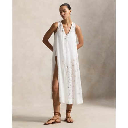 Ralph Lauren Cotton Eyelet Midi Cover Up