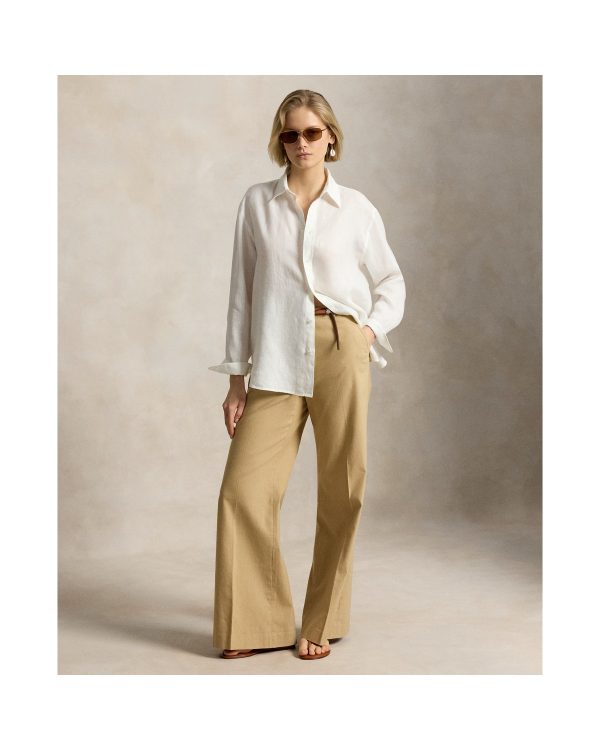 Ralph Lauren Beaton Stretch Cotton-Linen Pant