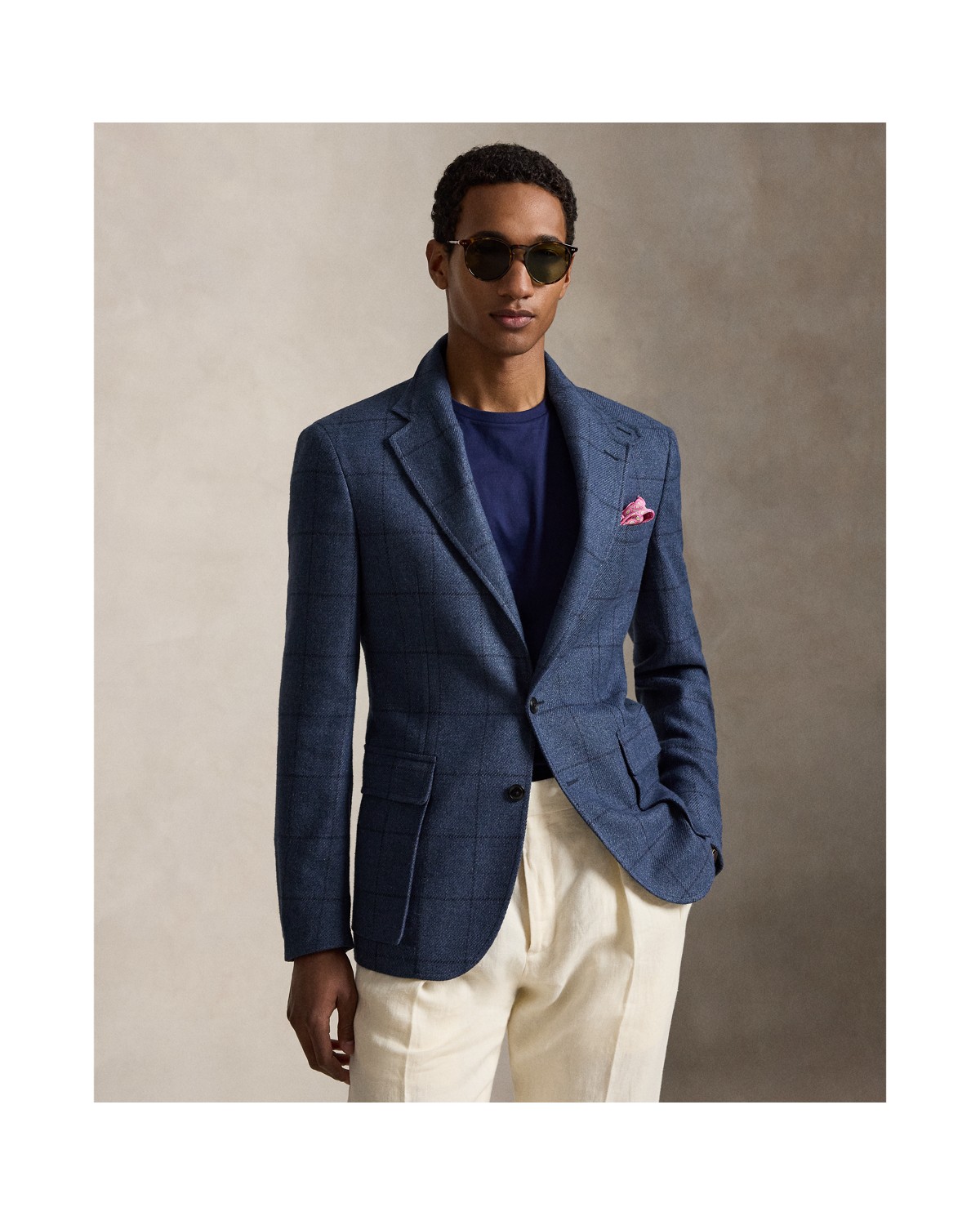 Polo Ralph Lauren The RL67 Windowpane Summer Tweed Jacket