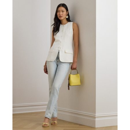 Ralph Lauren High-Rise Straight Ankle Jean