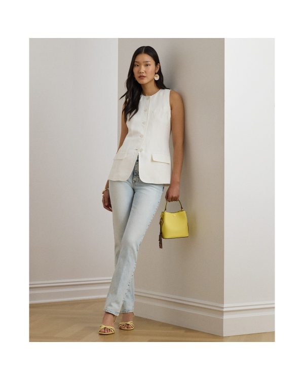 Ralph Lauren High-Rise Straight Ankle Jean