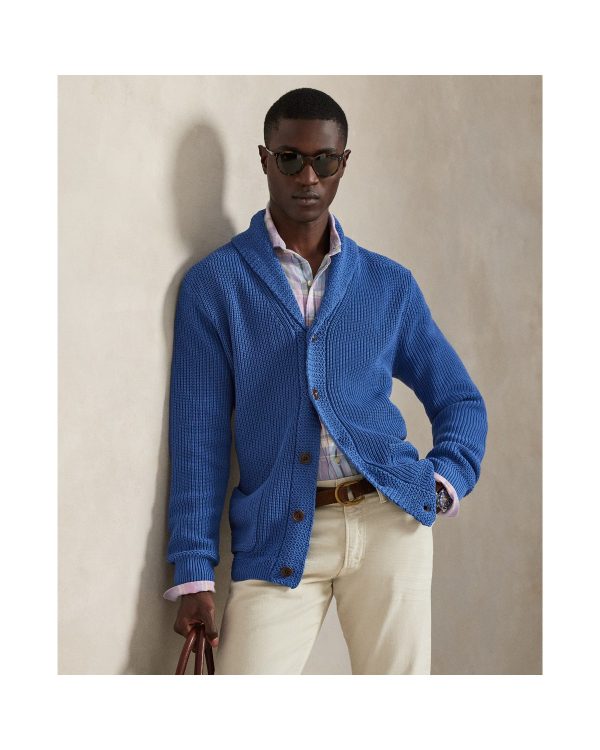 Polo Ralph Lauren Cotton Shawl-Collar Cardigan