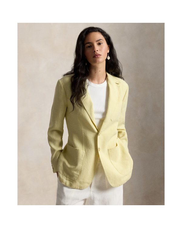 Ralph Lauren Single-Breasted Linen Blazer