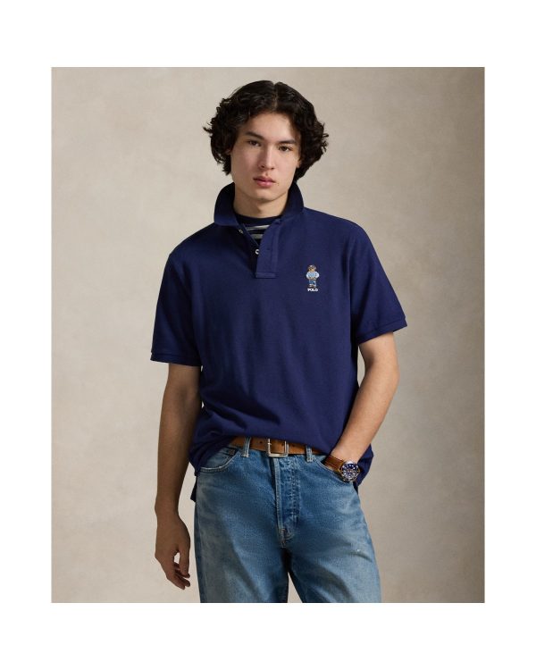 Polo Ralph Lauren Classic Fit Polo Bear Mesh Polo Shirt