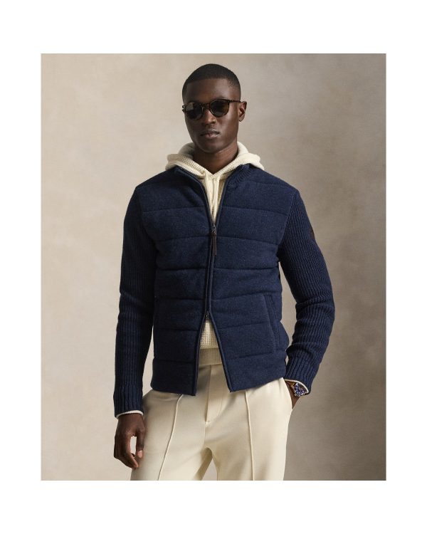 Polo Ralph Lauren Wool-Cashmere Full-Zip Sweater