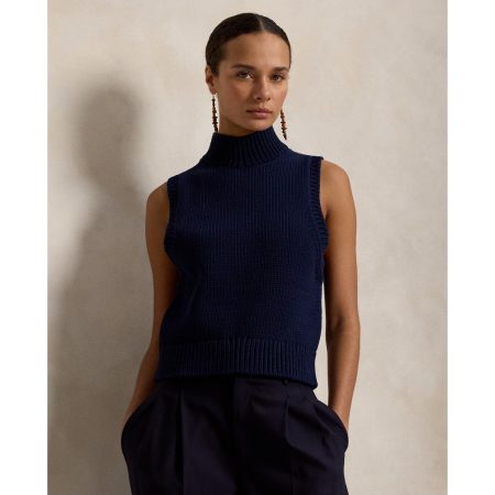Ralph Lauren Sleeveless Turtleneck Sweater