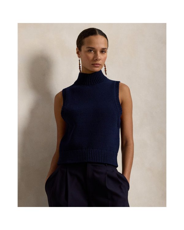 Ralph Lauren Sleeveless Turtleneck Sweater