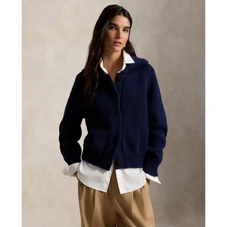 Ralph Lauren Cotton-Blend Buttoned Cardigan