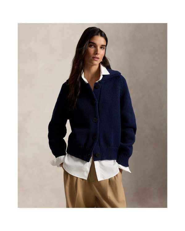 Ralph Lauren Cotton-Blend Buttoned Cardigan