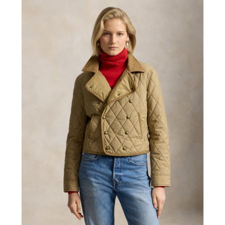 Ralph Lauren Double-Breasted Quilted Jacket