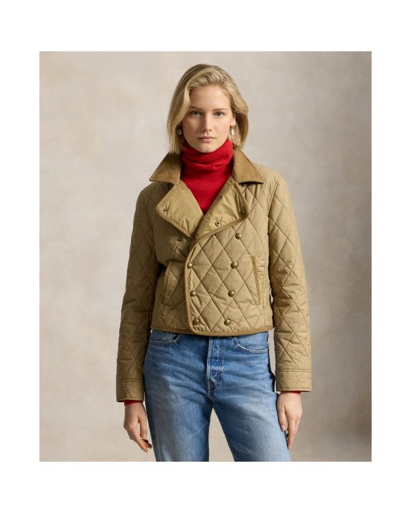 Ralph Lauren Double-Breasted Quilted Jacket