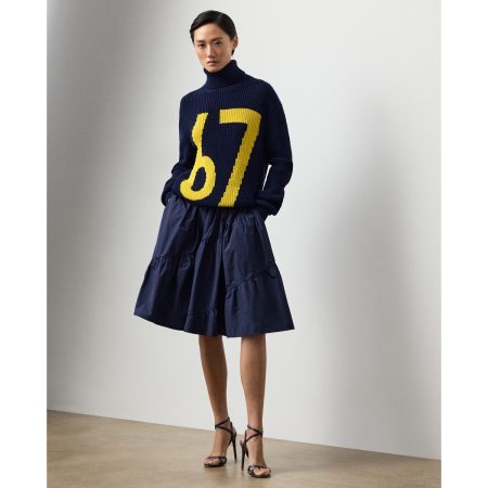 Ralph Lauren Kyle Featherweight Taffeta Skirt