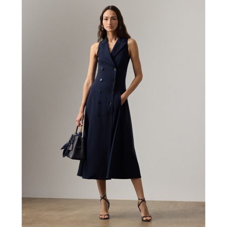 Ralph Lauren Alecia Cotton-Blend Day Dress