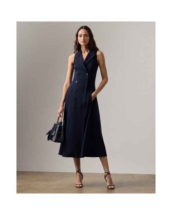 Ralph Lauren Alecia Cotton-Blend Day Dress