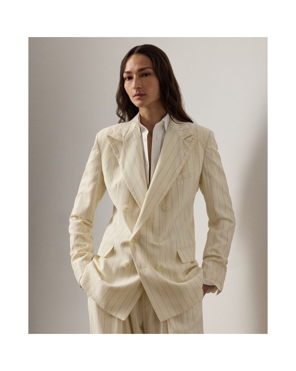 Ralph Lauren Ramona Striped Wool Jacket