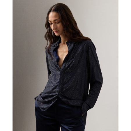 Ralph Lauren Adrien Relaxed Fit Embellished Shirt