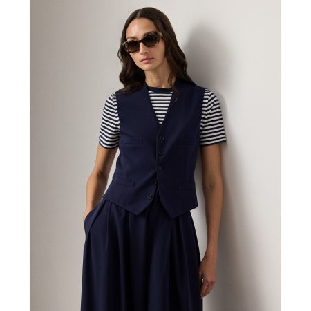 Ralph Lauren Jaiden Wool Gabardine Vest