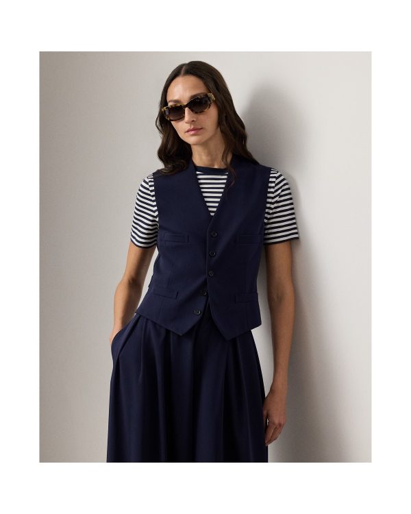 Ralph Lauren Jaiden Wool Gabardine Vest