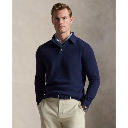 Polo Ralph Lauren Performance Cotton Blend Polo Sweater