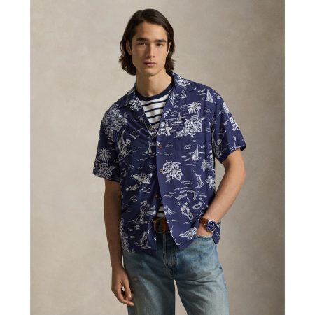 Polo Ralph Lauren Classic Fit Polo Bear Camp Shirt