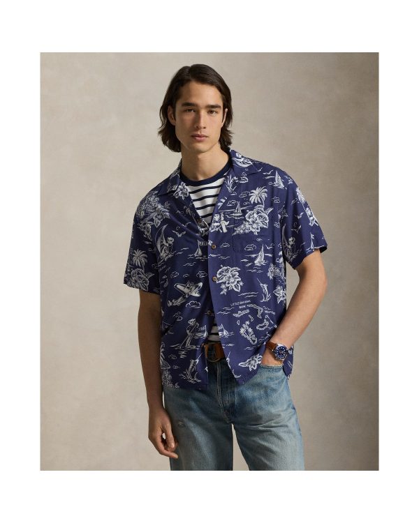Polo Ralph Lauren Classic Fit Polo Bear Camp Shirt