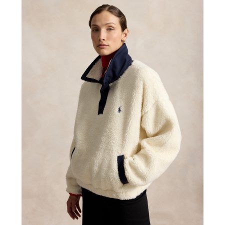 Ralph Lauren Polo Bear High Pile Fleece Funnelneck