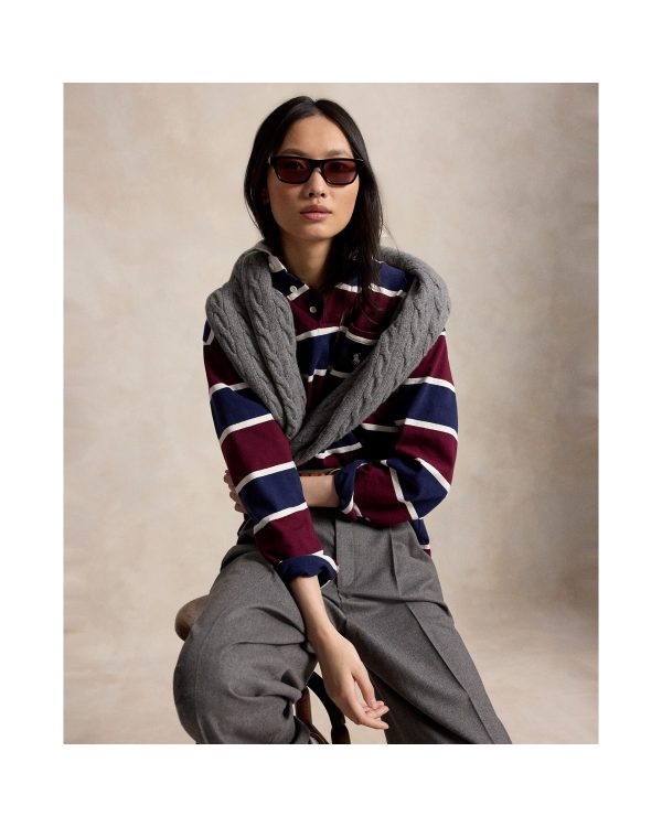 Ralph Lauren Oversize Cotton Rugby Shirt