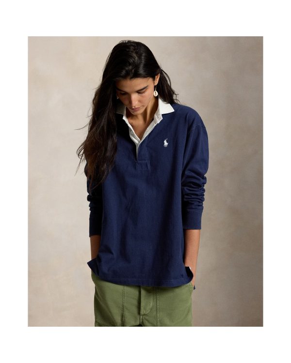 Ralph Lauren Oversize Cotton Rugby Shirt