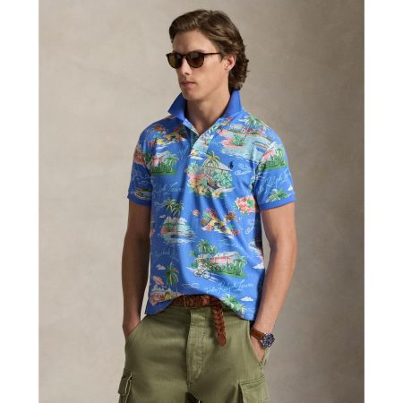 Polo Ralph Lauren Classic Fit Polo Bear Mesh Polo Shirt
