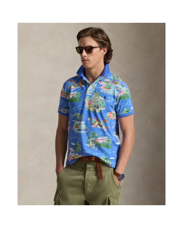 Polo Ralph Lauren Classic Fit Polo Bear Mesh Polo Shirt