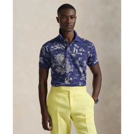 Polo Ralph Lauren Classic Fit Polo Bear Mesh Polo Shirt