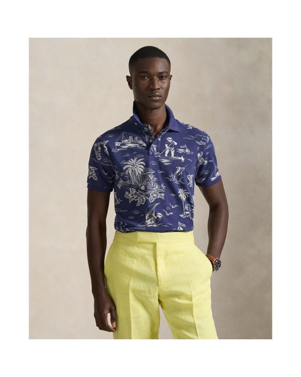 Polo Ralph Lauren Classic Fit Polo Bear Mesh Polo Shirt
