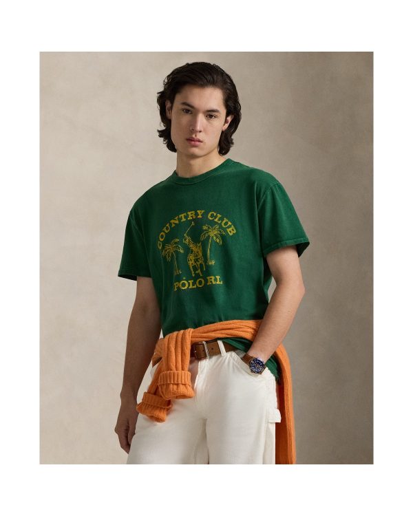 Polo Ralph Lauren Classic Fit Jersey Graphic T-Shirt